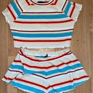 Urban Outfitters UO  Cropped Top & Shorts Set size L